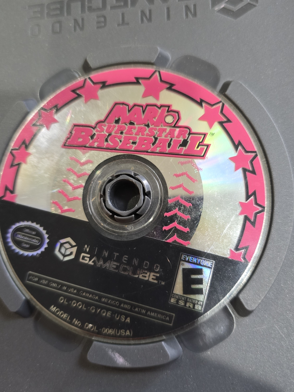 Mario Superstar Baseball Nintendo GameCube Disc